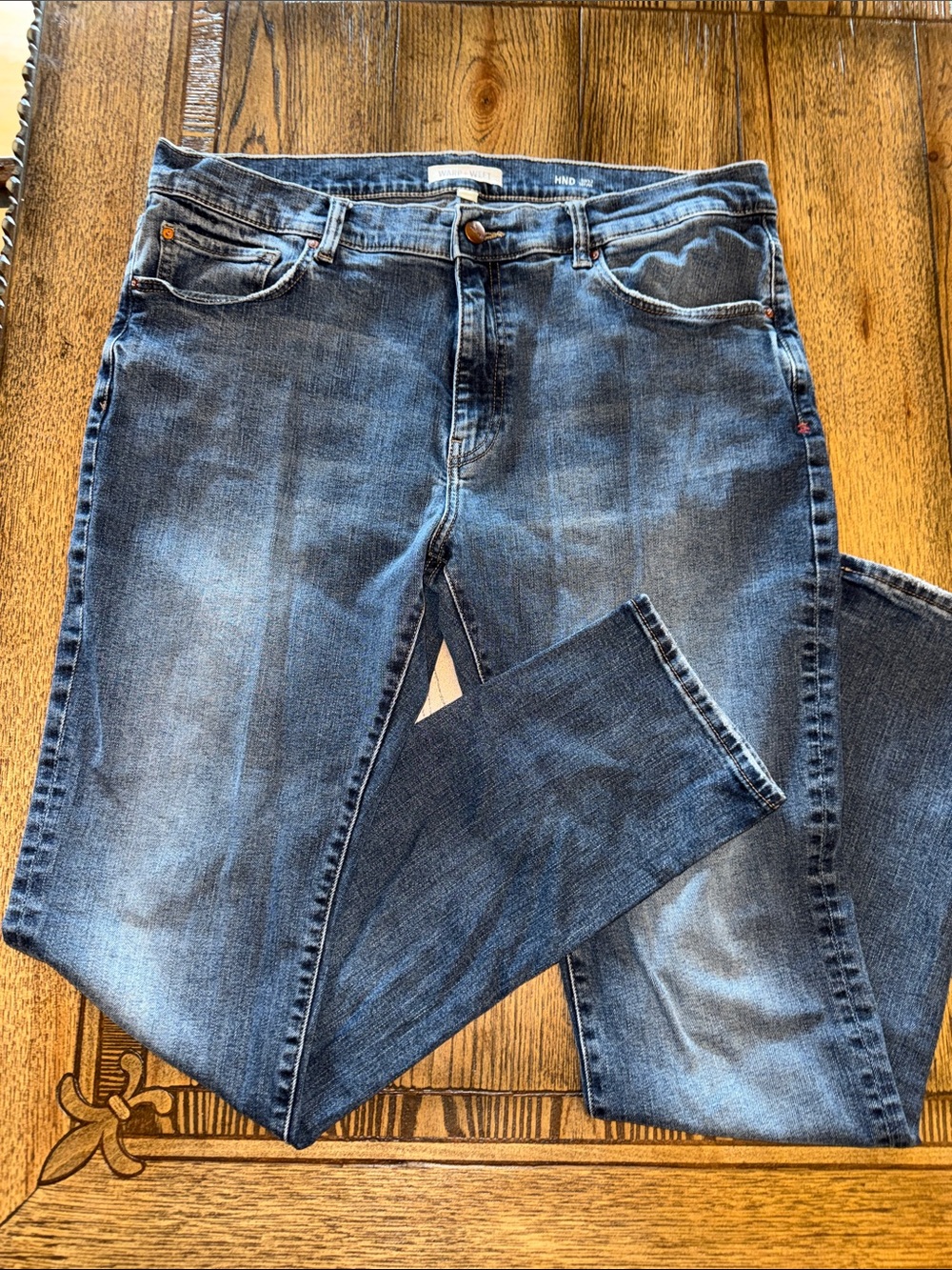 Warp + Weft Men’s Skinny Jeans - Medium Blue Wash